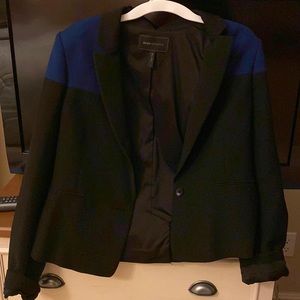 BCBg black and blue blazer